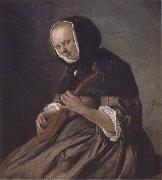 Woman Playing the cittern Jan Steen